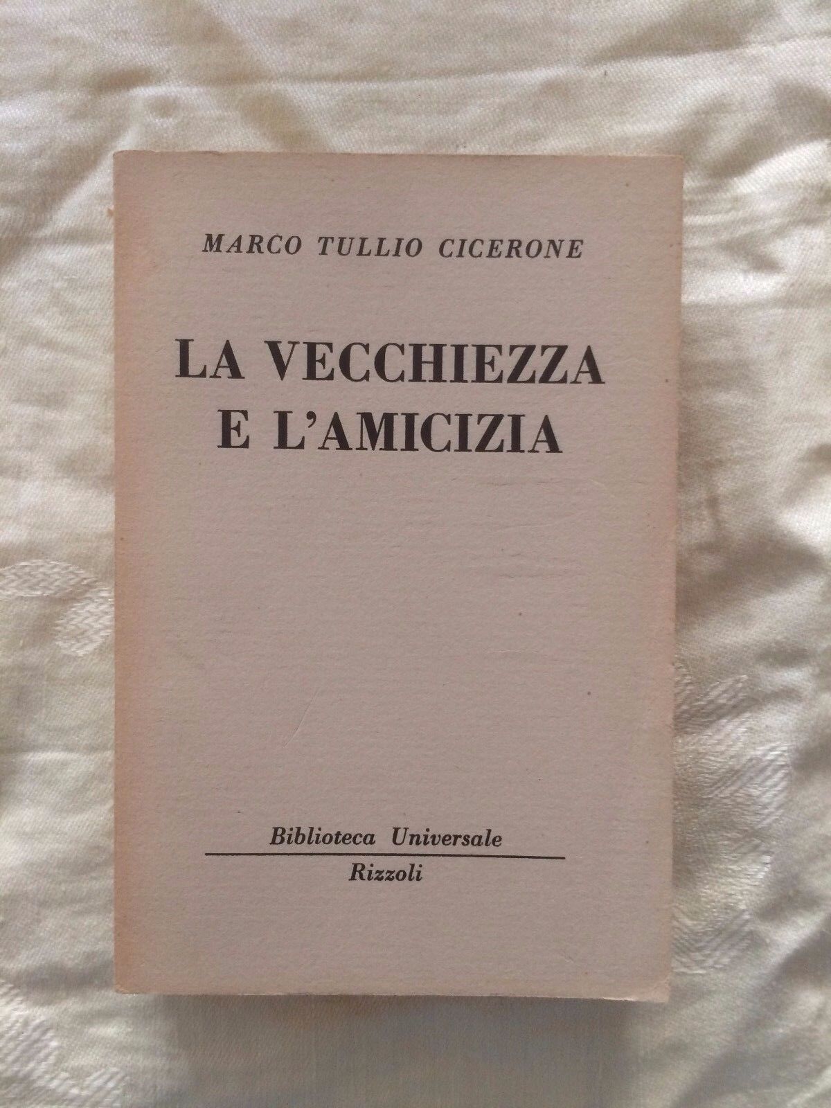 La vecchiezza e l'amicizia